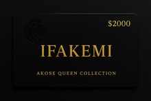 Load image into Gallery viewer, eGift Cards from the Akose Queen
